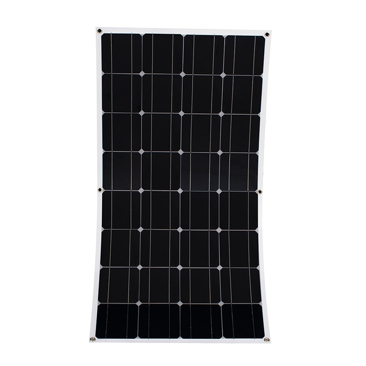 Panel solar monocristalino flexible de 100w